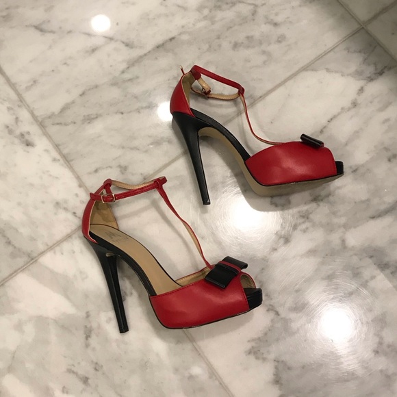 Shoe Dazzle Shoes - Red Heels